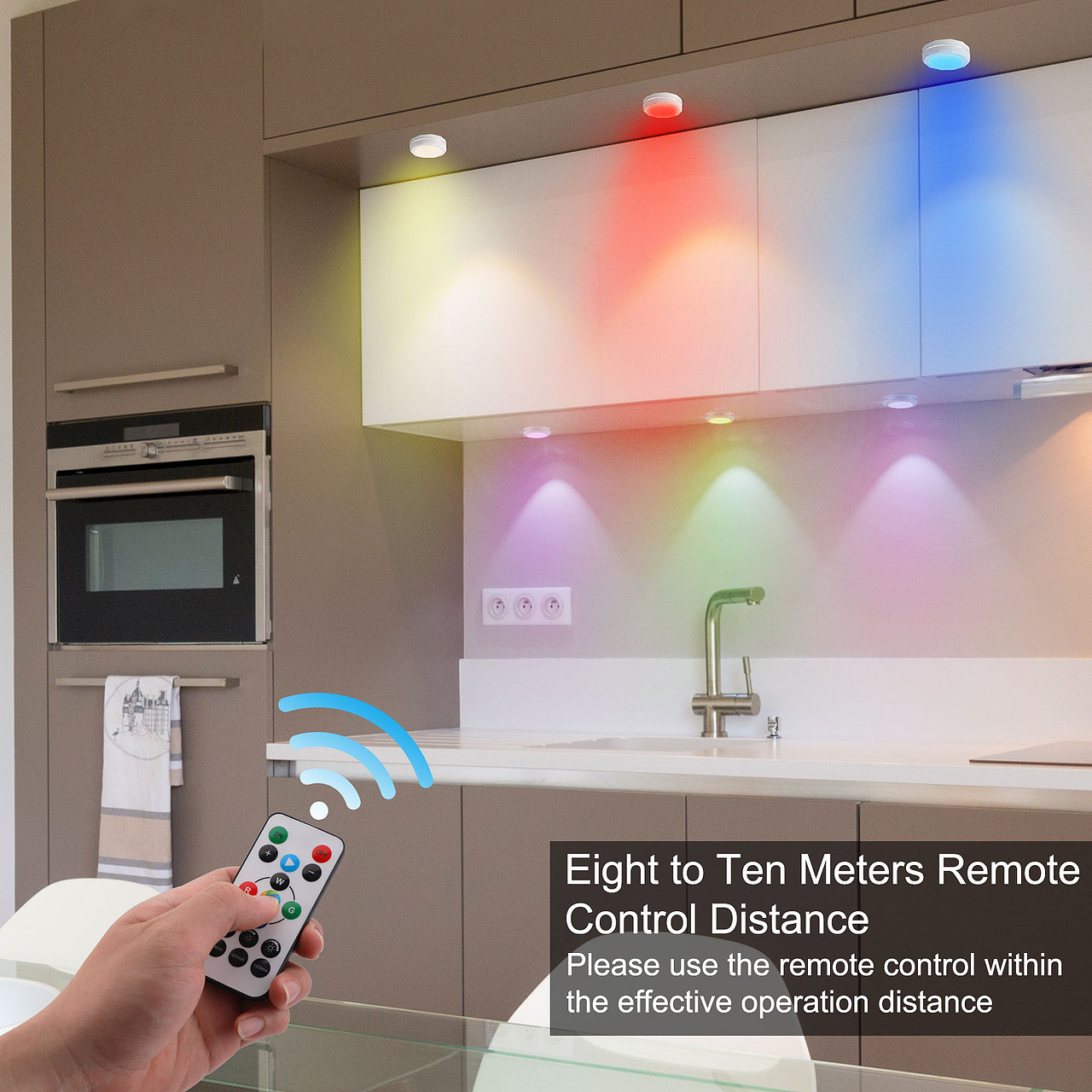 亚马逊-三色橱柜灯