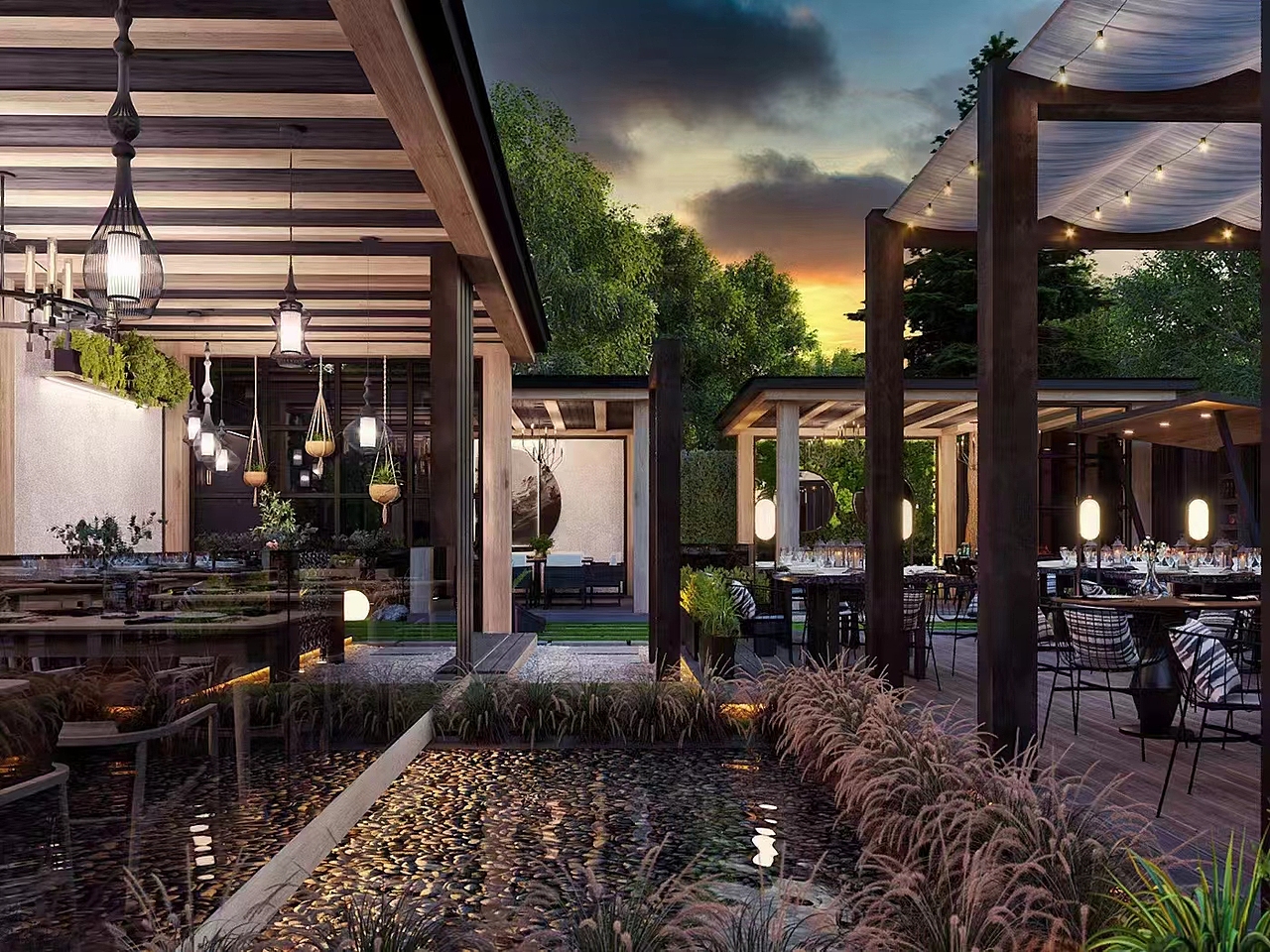 户外餐厅|美味佳肴,家人共享