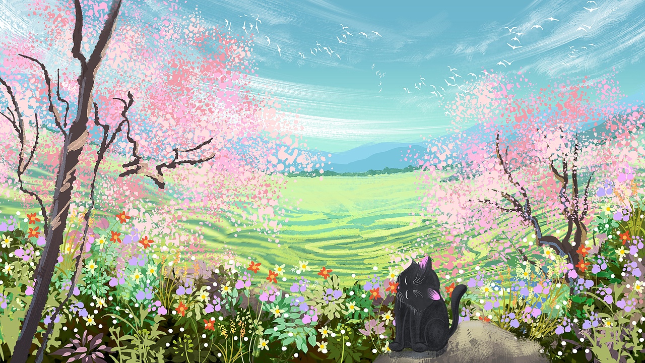 春夏秋冬 昼夜晨昏（图ZMzY1MjAwMzE2） - 绘本 - 站酷设计师设计师王娅娅原创素材 - 站酷ZCOOL
