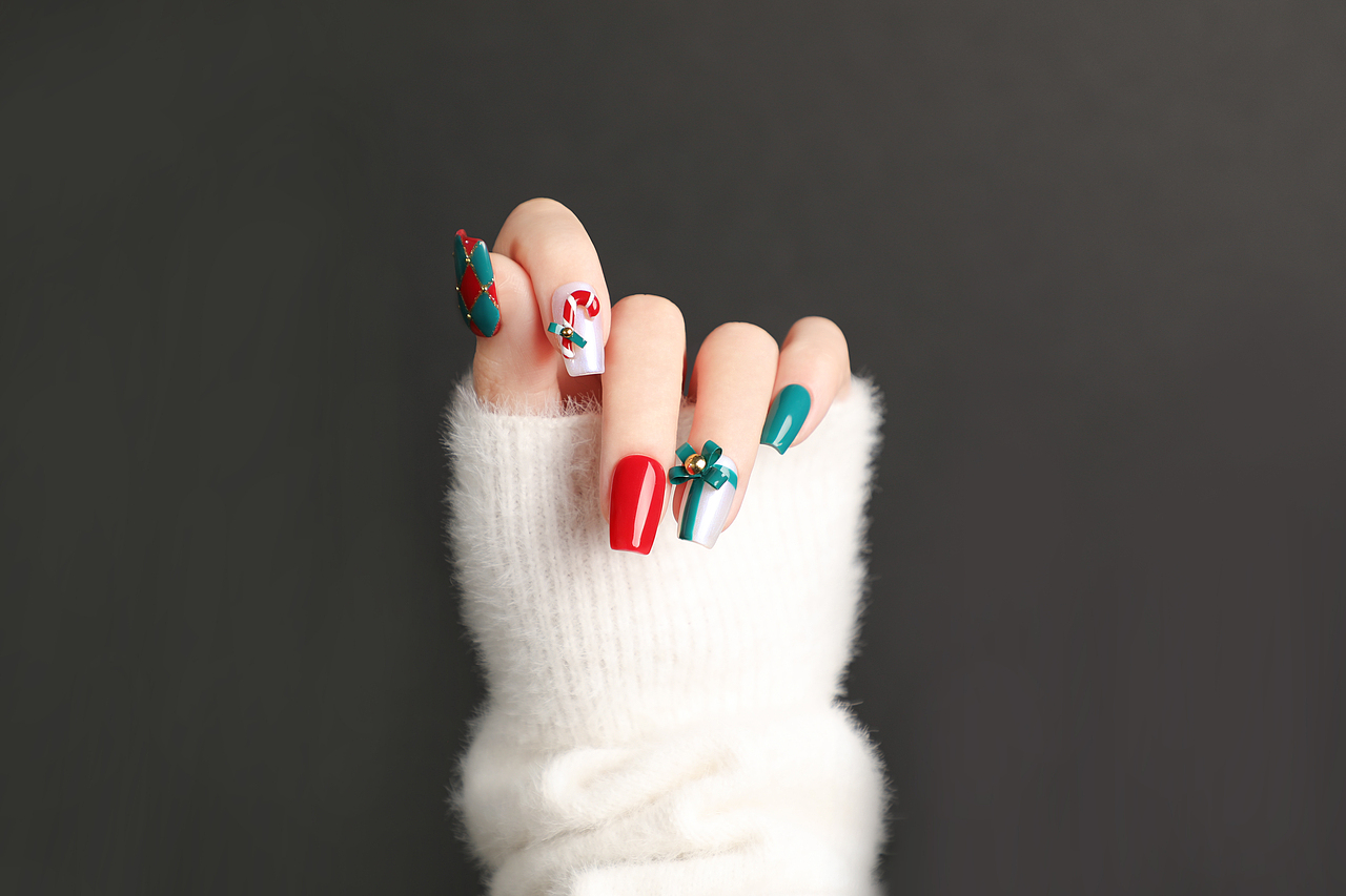 圣诞美甲新款2022