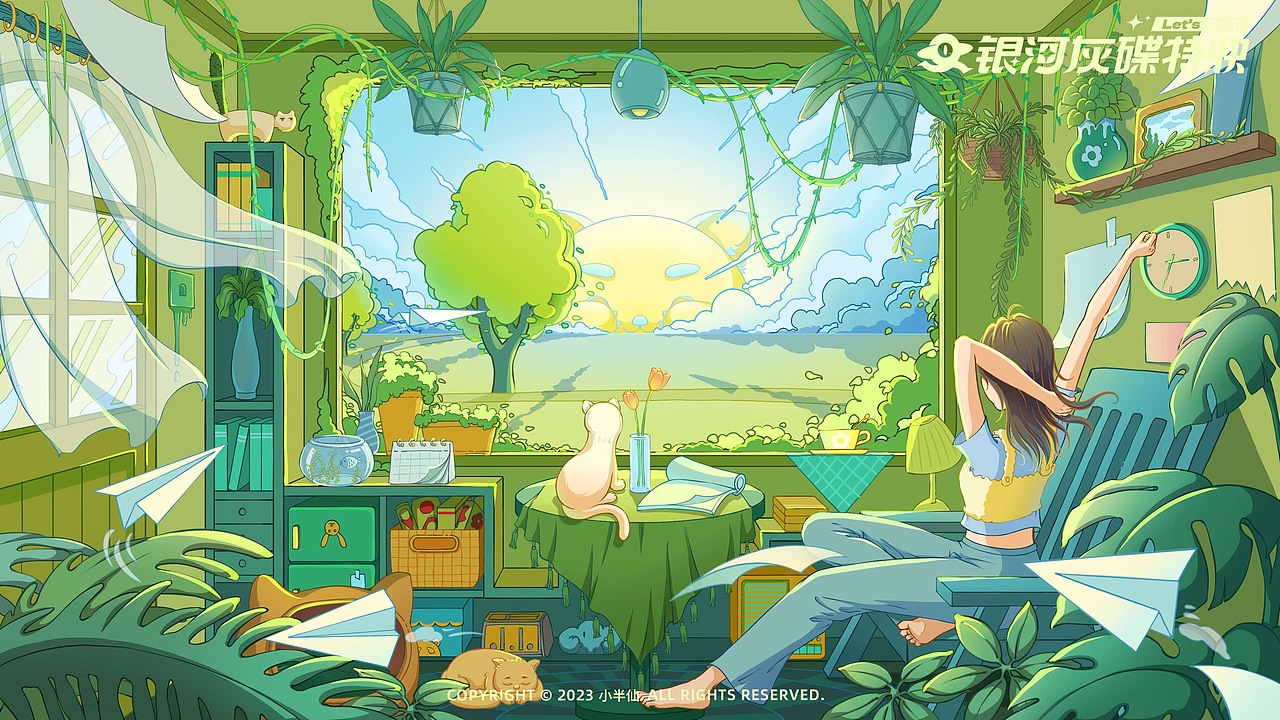 插画|极限二选一 天呐‼️顺光逆光都好喜欢