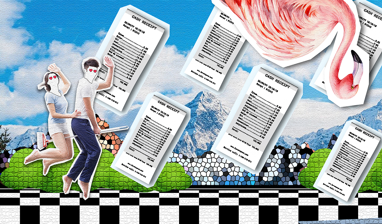 华夏基金｜当人类恋爱时520创意拼贴动画（图ZMzA2MzA0NzU2） - 短片 - 站酷设计师UONE有壹原创素材 - 站酷ZCOOL