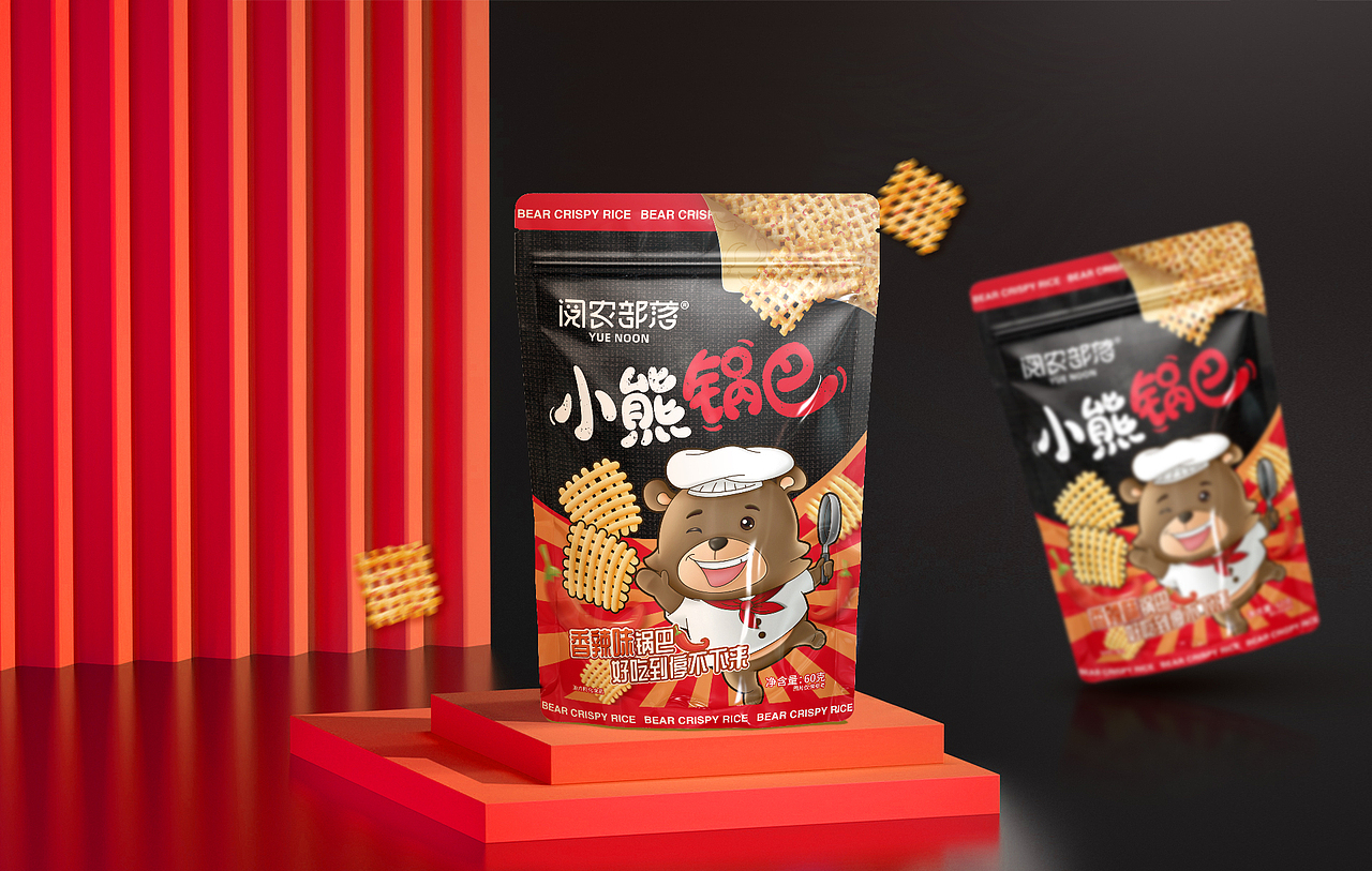 包装设计 | 小熊锅巴