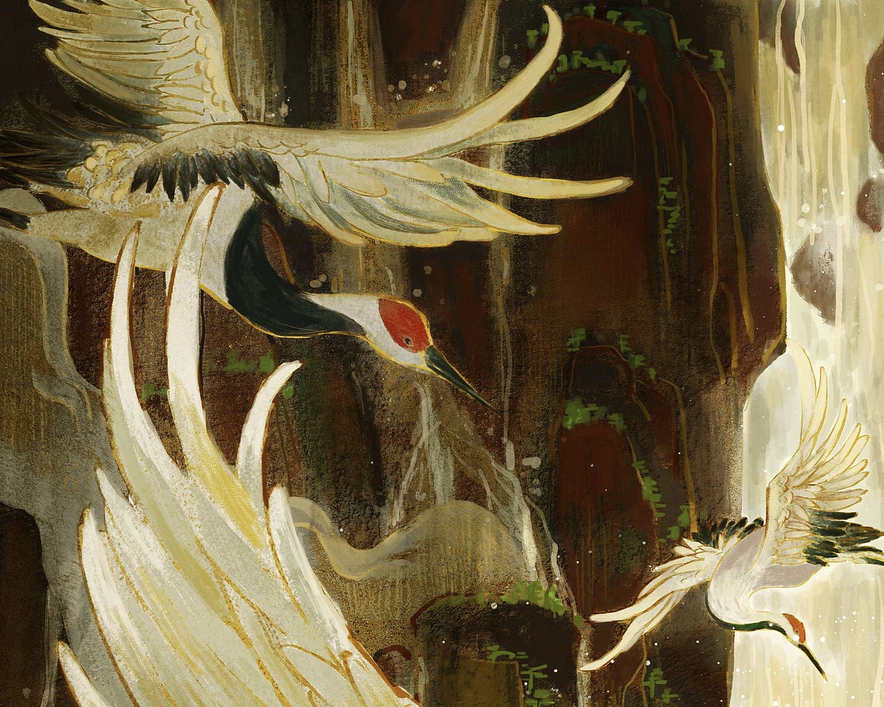 精怪系列插畫（一）（圖ZMzE1NDcxMjc2） - 創(chuàng)作習(xí)作 - 站酷設(shè)計(jì)師金黃色的角落原創(chuàng)素材 - 站酷ZCOOL