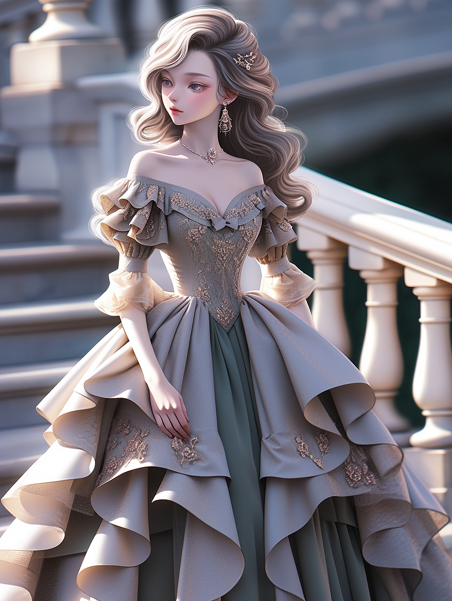 【AI探索】华丽的礼服系列（14）