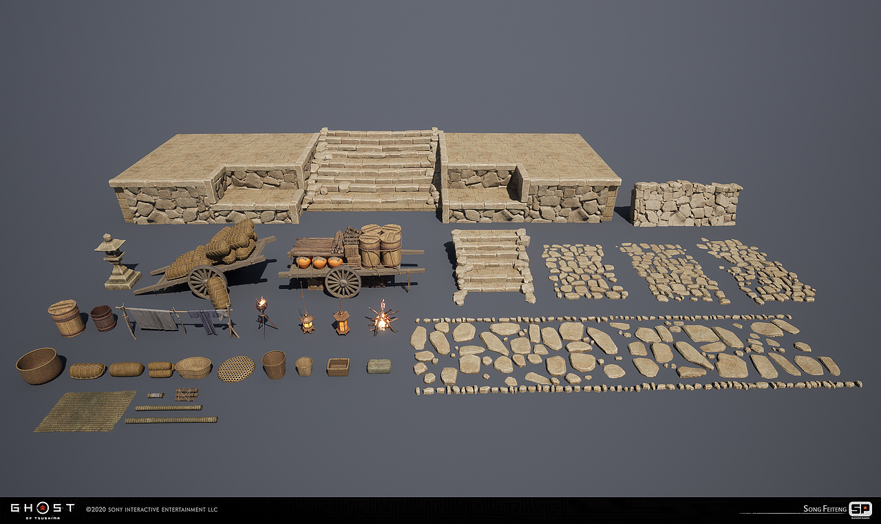 UE5作品：《对马岛之魂》黄金寺（图ZMzQyOTgyOTY0） - 场景 - 站酷设计师宋飞腾原创素材 - 站酷ZCOOL