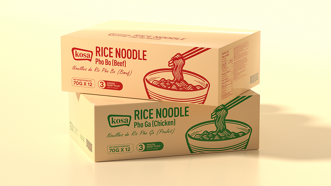 KOSA素食米粉比方便面好吃,我觉得~