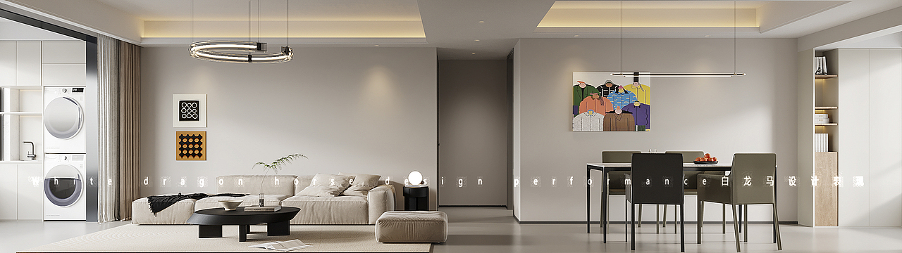 现代-白龙马效果图