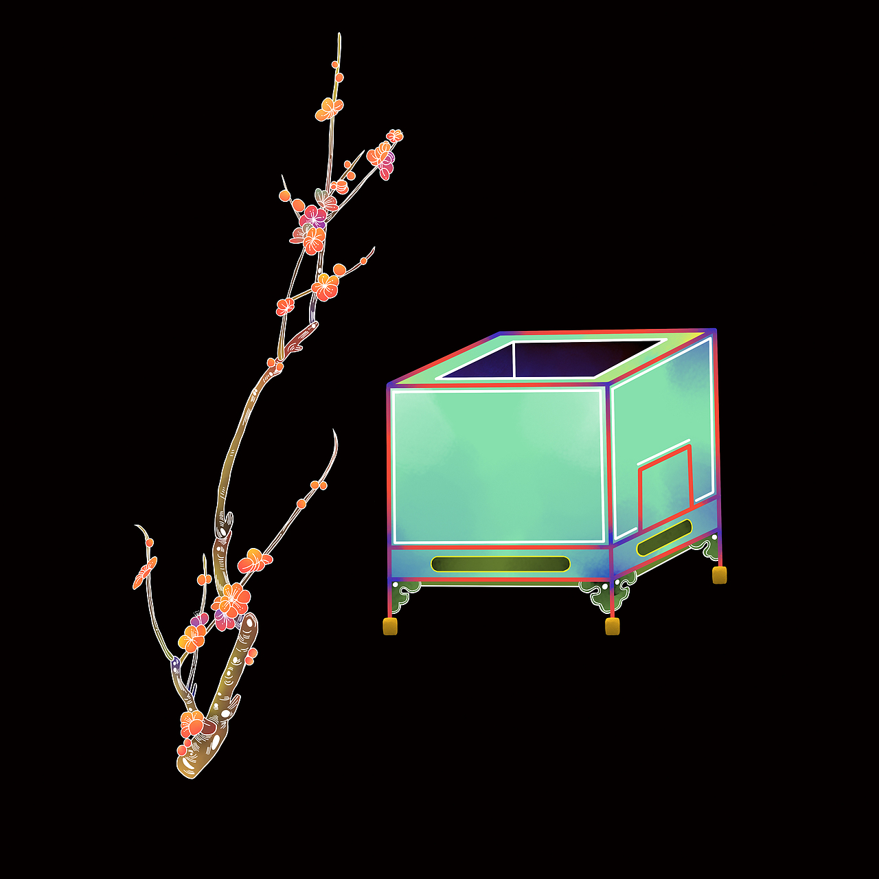 视觉动画创作 《芦鹜》 LUWU（图ZMzY0NDIxNjI0） - 艺术插画 - 站酷设计师孫翧原创素材 - 站酷ZCOOL