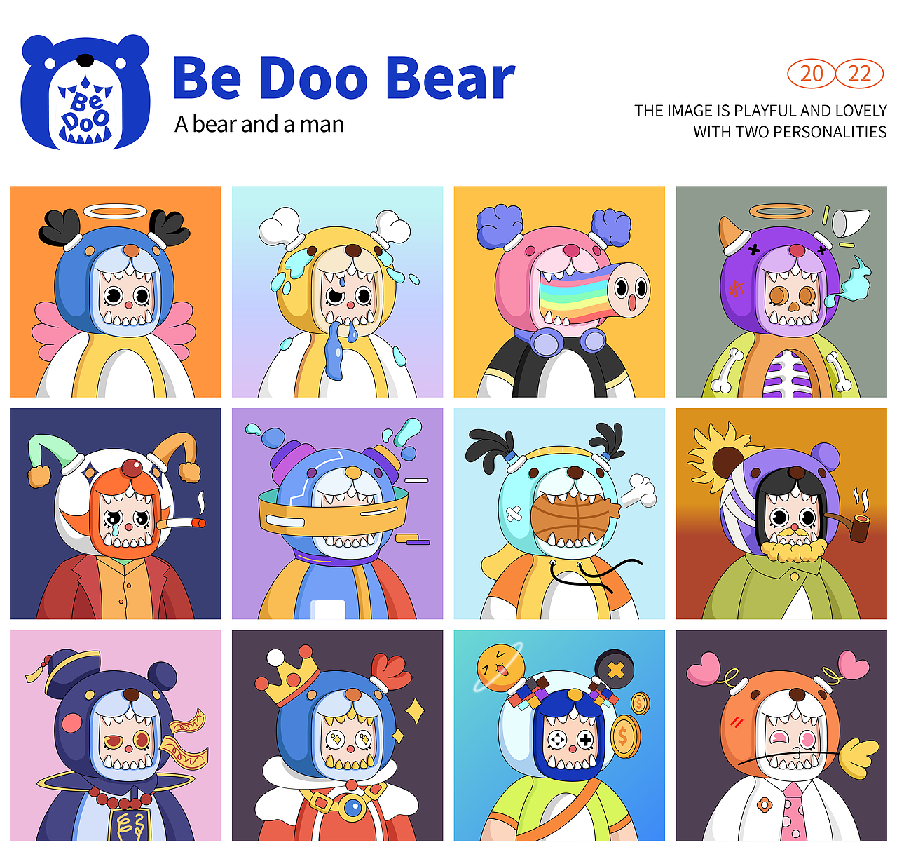 Be Doo Bear | IP新品（图ZMzAxNzg5MDA4） - IP形象 - 站酷设计师好一个工作室原创素材 - 站酷ZCOOL