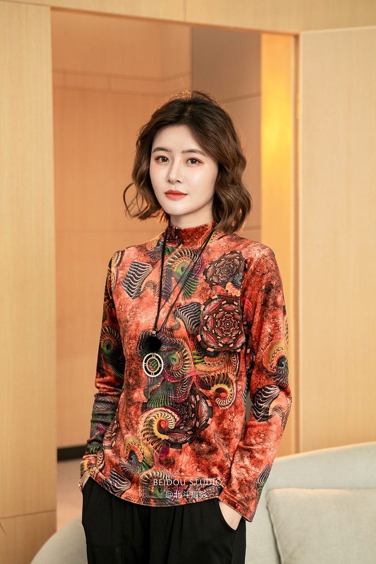 模特闪闪 中老年妈妈装拍摄 大码女装拍摄