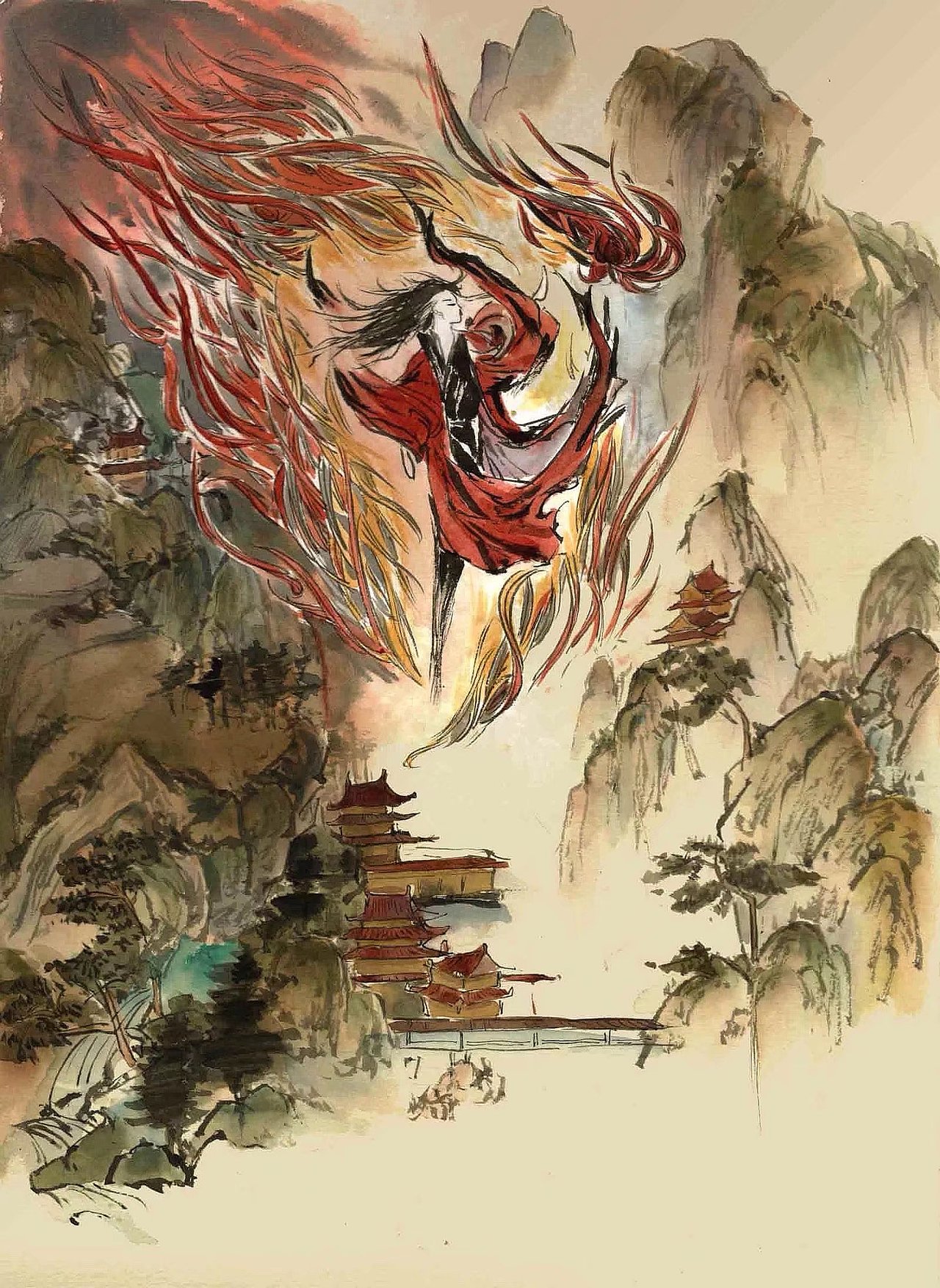 小说插画同人图