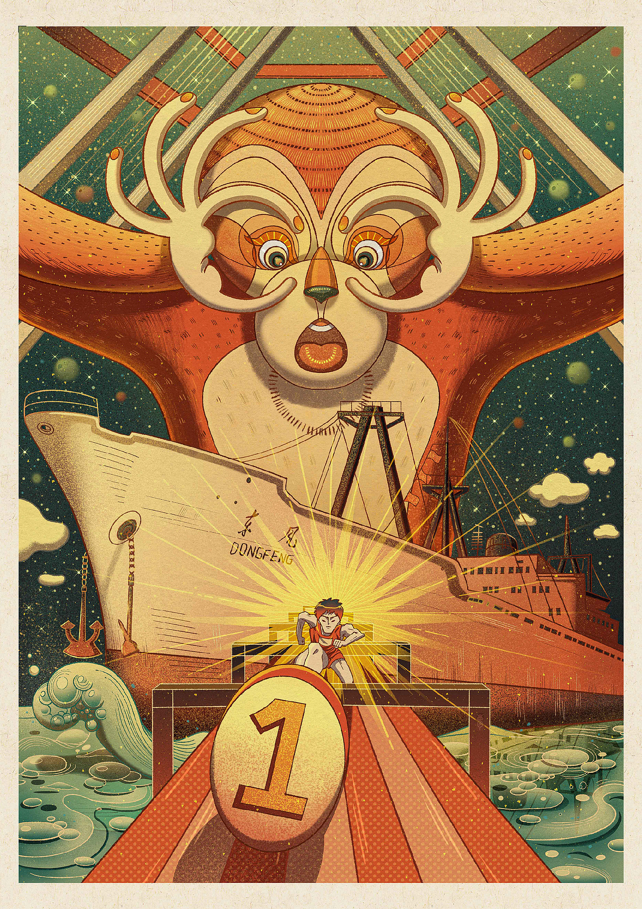 《十二生肖·十年》系列插画