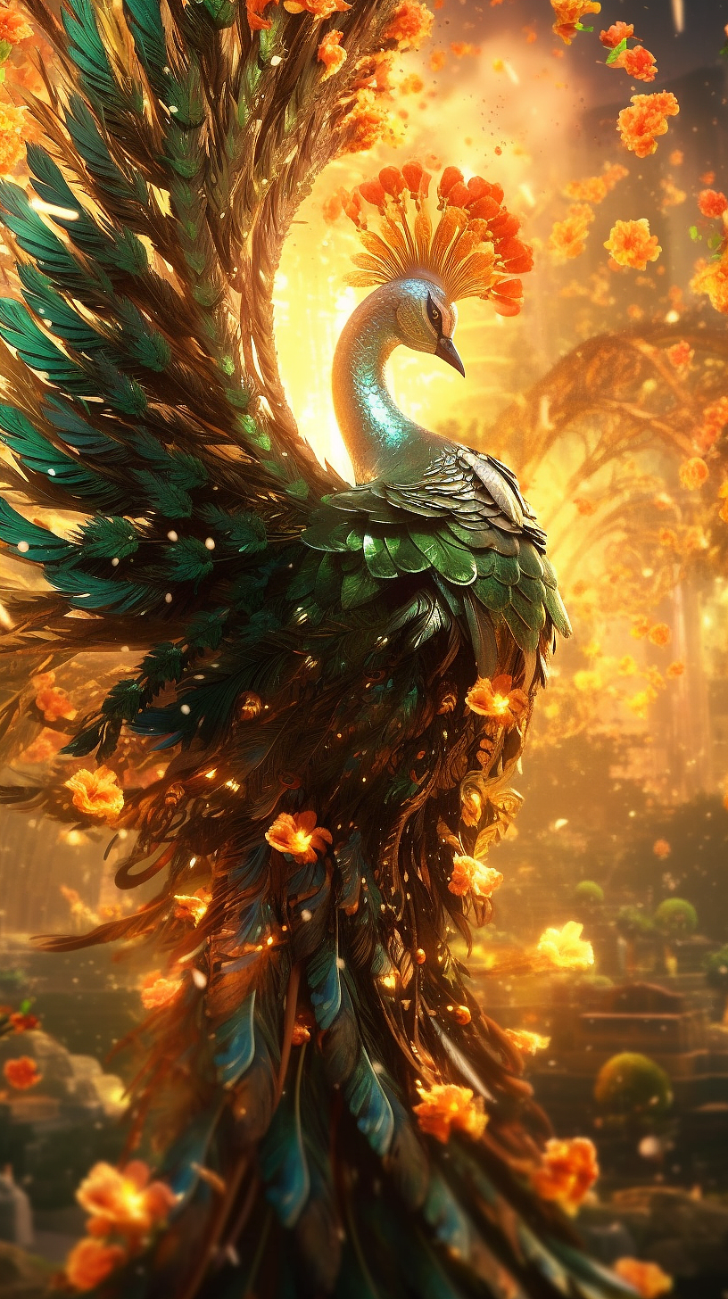 中国古代神兽系列-凤凰（图ZMzQ0ODM1NDI0） - 创作习作 - 站酷设计师艺舟1014原创素材 - 站酷ZCOOL