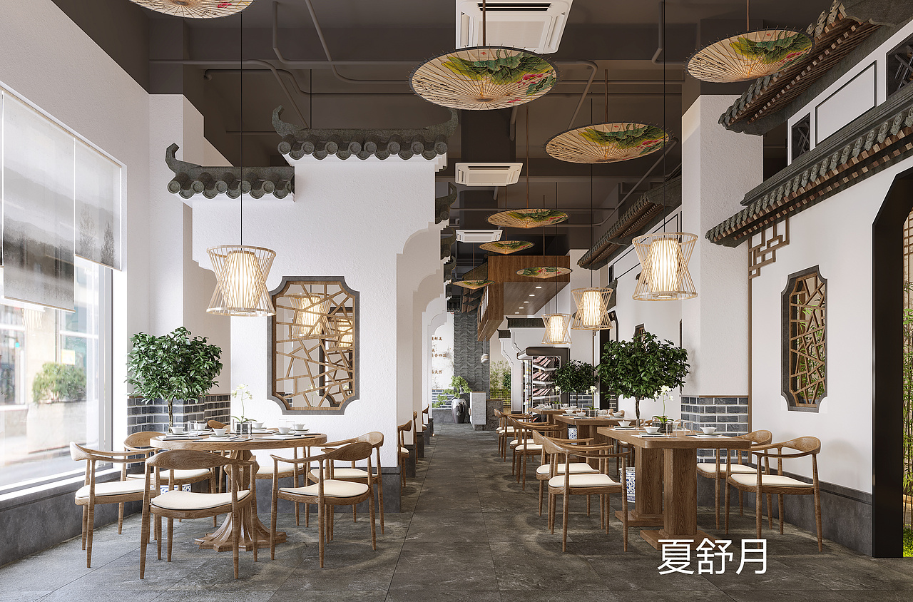 餐厅（图ZMzU3ODA0MzQw） - 酒店餐饮设计 - 站酷设计师夏舒月原创素材 - 站酷ZCOOL