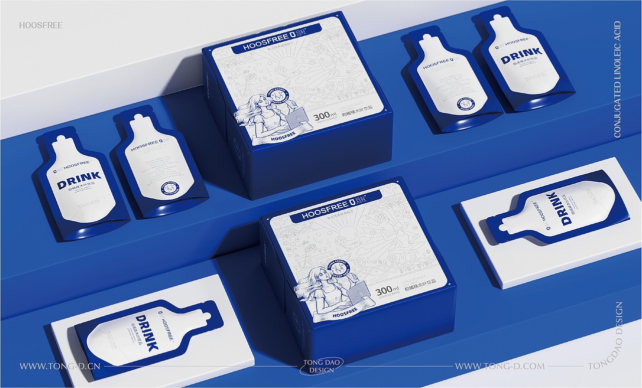 同道设计|柑橘辣木叶饮品-静态燃脂饮包装设计