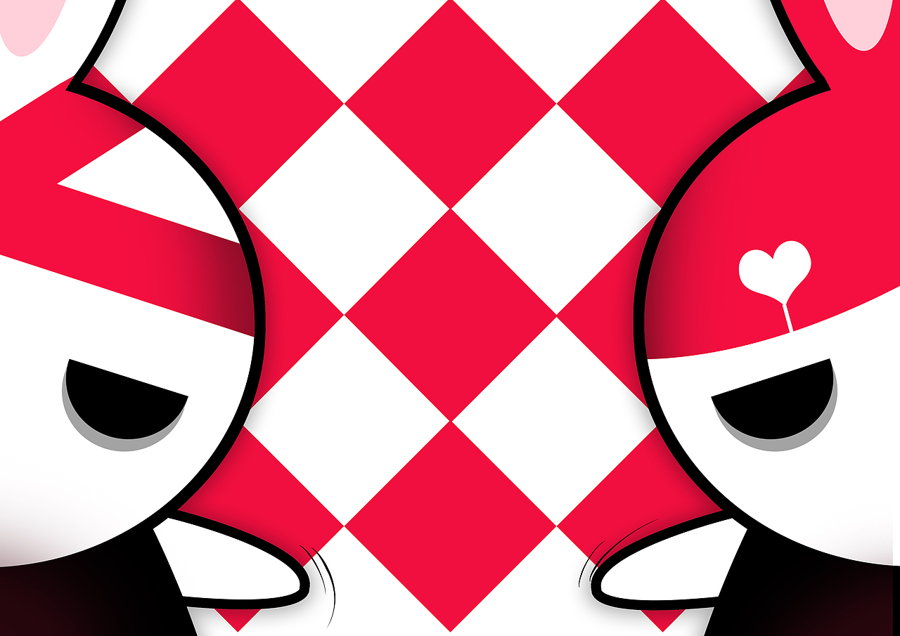 美琳和爱莎｜版画作品欣赏（图ZMzU3NjI2ODcy） - IP形象 - 站酷设计师杰森白原创素材 - 站酷ZCOOL