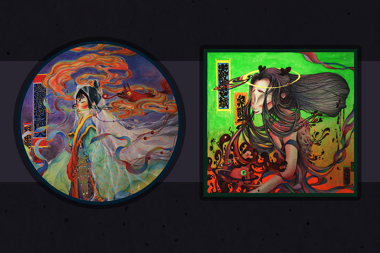《殷犬.失败者之域》白中南颜彩——人川集(图ZMzIxMzI2NTMy) - 艺术插画 - 站酷设计师白中南原创素材 - 站酷ZCOOL