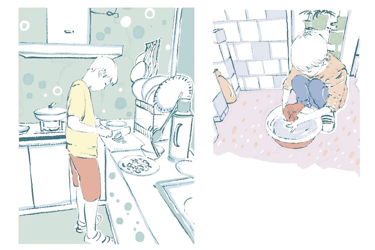 《少年月刊》内文插图2021（图ZMzU2Njk5Njg0） - 儿童插画 - 站酷设计师小賴皮子原创素材 - 站酷ZCOOL