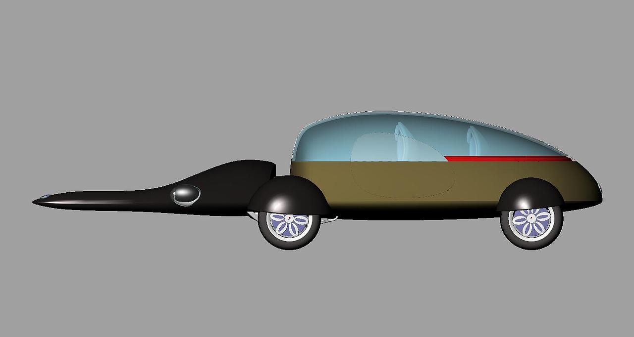 长戟大兜虫生态仿生车