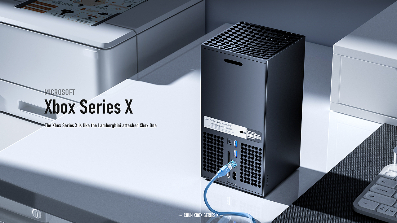 - XBOX & 投影仪 -产品视觉表达渲染