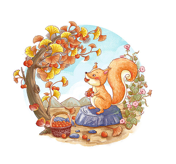 水彩风插图作品（已官方存证，未经授权，请勿商用）