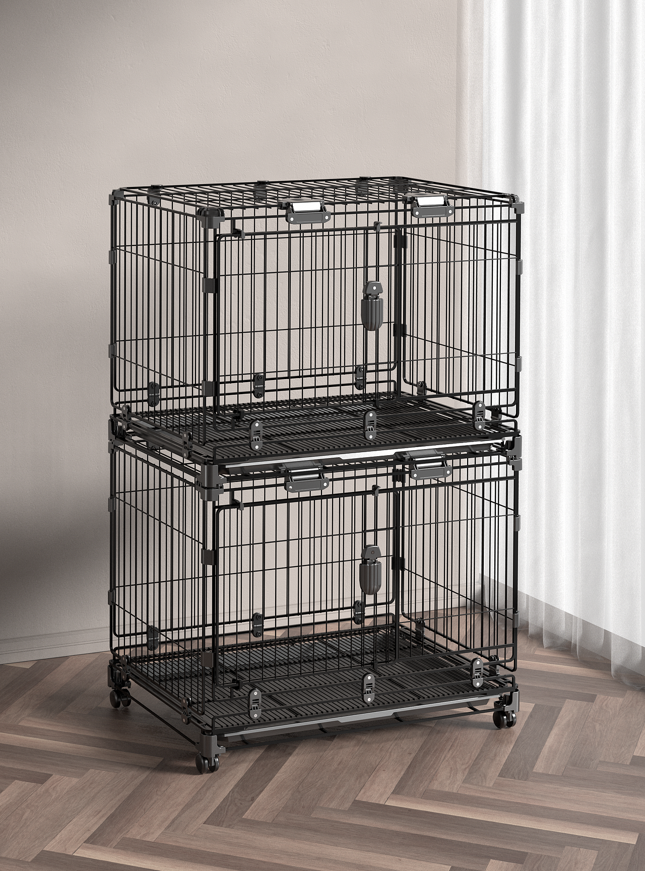 宠物用品 c4doc渲染 狗笼渲染