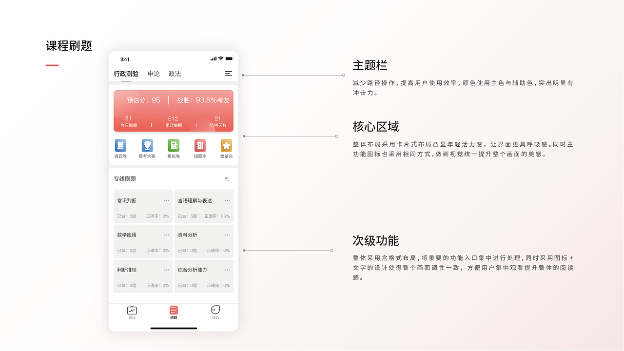 华智公考 APP改版