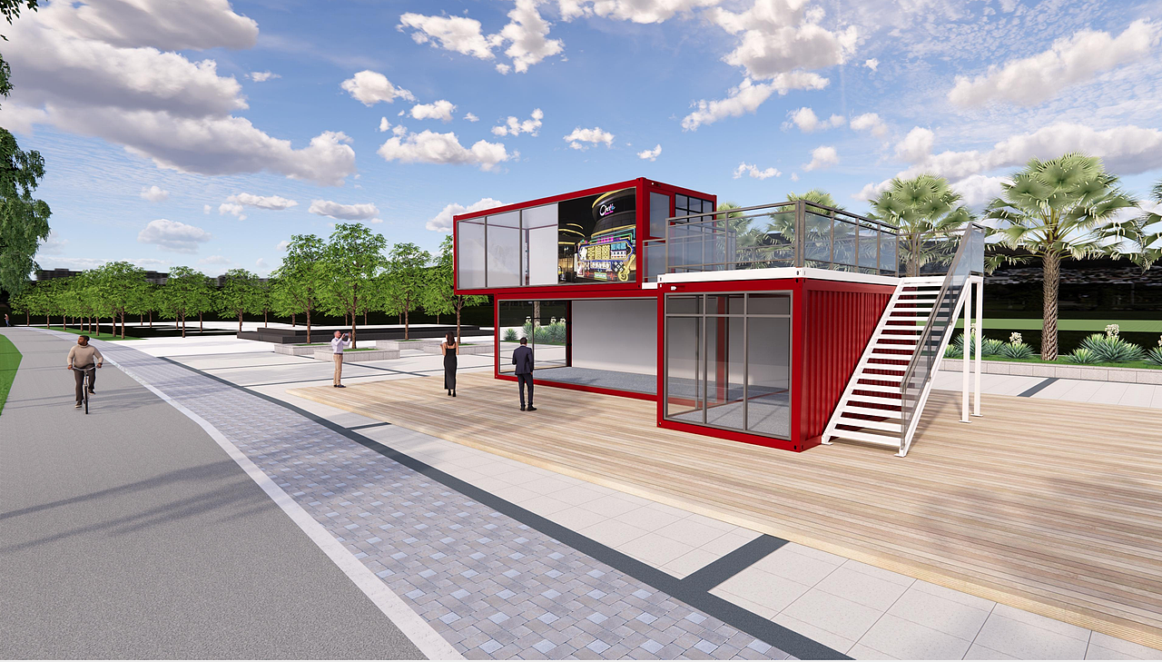 集装箱展厅设计-田野智能（图ZMzEzNjA4Mjg0） - 展陈设计 - 站酷设计师设计师huiting原创素材 - 站酷ZCOOL