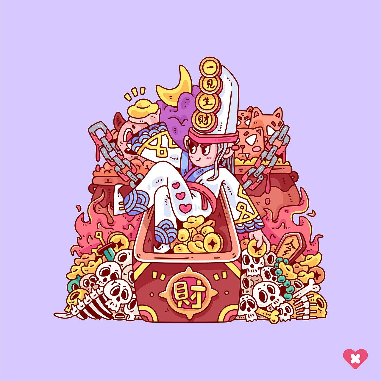 PINK SNOWWING VOL.1（图ZMzEwNzcxNjA0） - 新锐潮流插画 - 站酷设计师PinkSnowwing原创素材 - 站酷ZCOOL