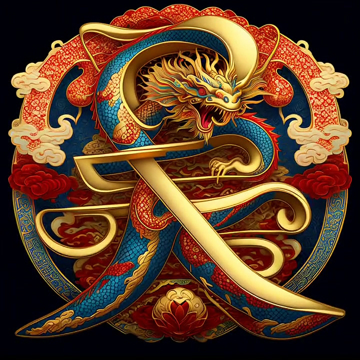 姓氏艺术字“我用2年时间”设计了全国姓氏logo头像