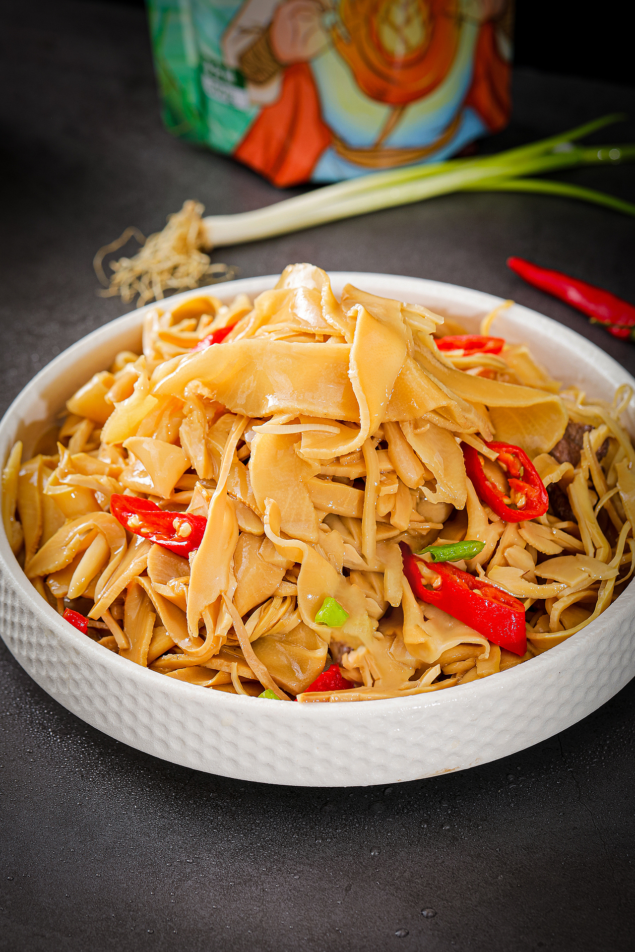 永安碳烤笋笋片炒笋火锅笋