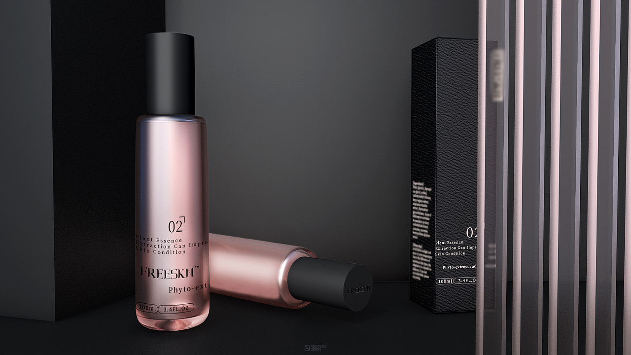 FREESKIN|护肤品包装设计-rechange design