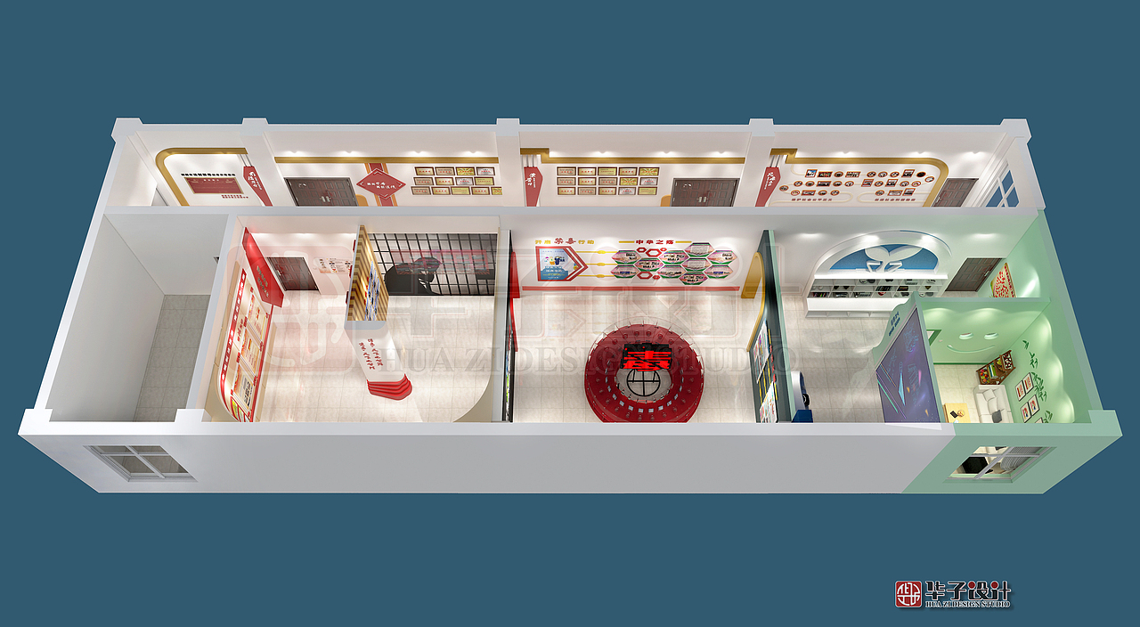 （室内）司法局法制禁毒教育基地（图ZMzA3NTcwMzQ4） - 其他 - 站酷设计师AngerHua原创素材 - 站酷ZCOOL