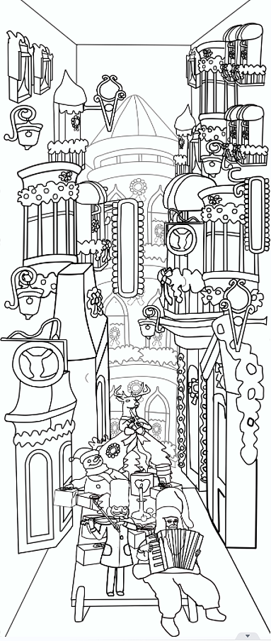 “圣诞节”主题书立