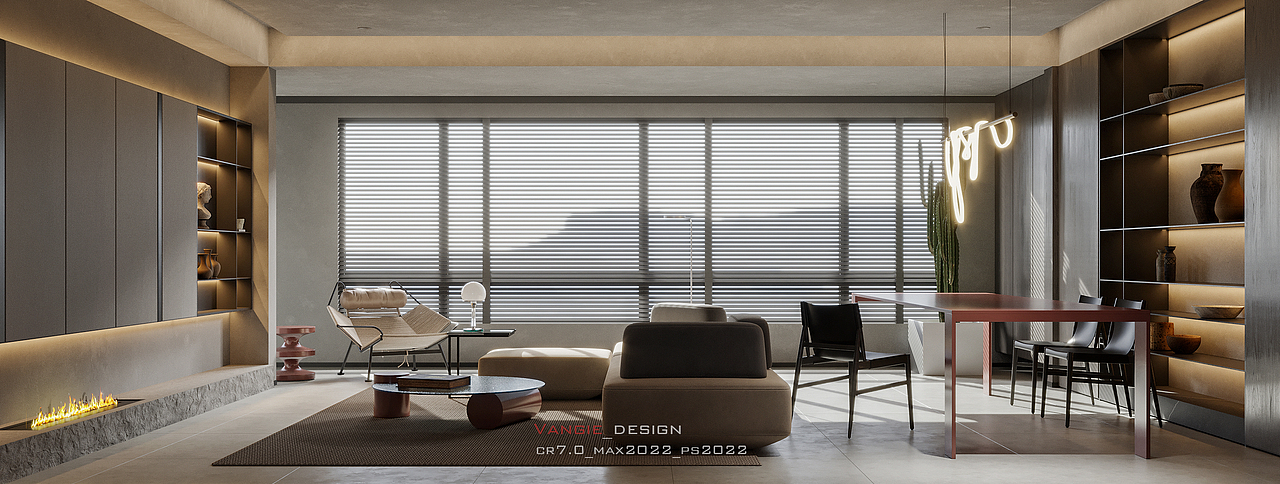 暗黑调空间（图ZMzE3NDU3NDYw） - 家装设计 - 站酷设计师万里_WanLi原创素材 - 站酷ZCOOL