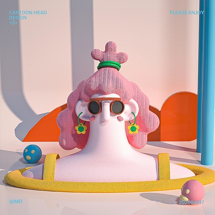 IP卡通人物建模（图ZMzQxNjY1MTMy） - IP形象 - 站酷设计师媚dada小小原创素材 - 站酷ZCOOL