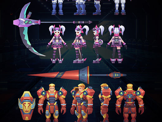 微观战争游戏角色