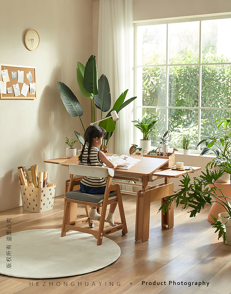 Mikids蜜孩子 || 儿童学习桌椅（图ZMzEzMTgwMTI4） - 产品摄影 - 站酷设计师禾众画映原创素材 - 站酷ZCOOL