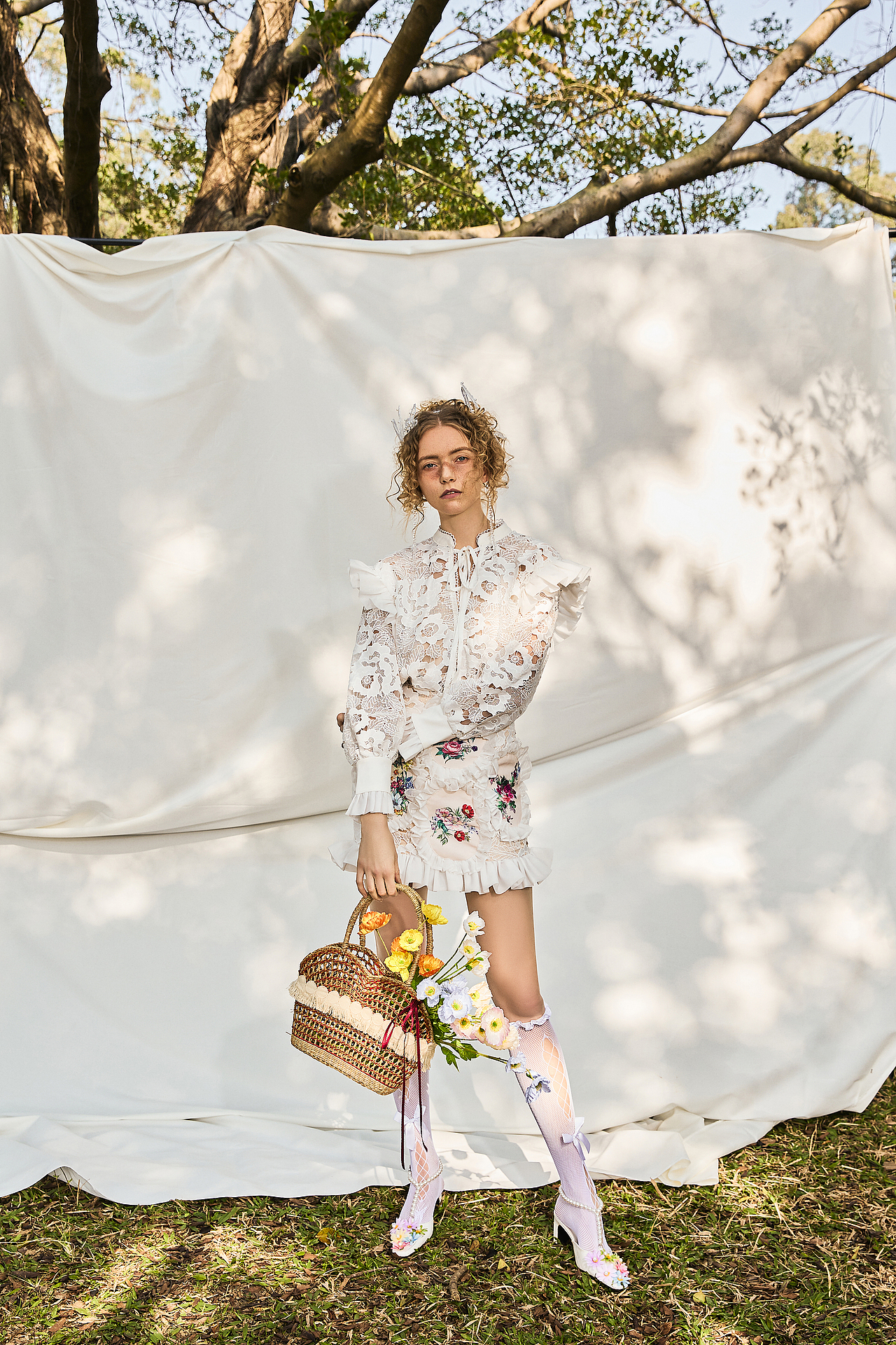 外景法式服装拍摄