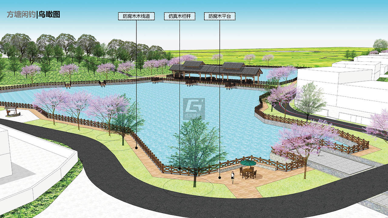 飞翔主题体验地，南康龙回方塘闲钓 农耕广场/侘寂景观（图ZMzM1NTk3NjU2） - 景观设计 - 站酷设计师诧迹景观原创素材 - 站酷ZCOOL