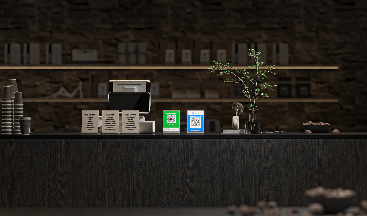 咖啡店（图ZMzAyNDUxMjg4） - 酒店餐饮设计 - 站酷设计师木土Du原创素材 - 站酷ZCOOL
