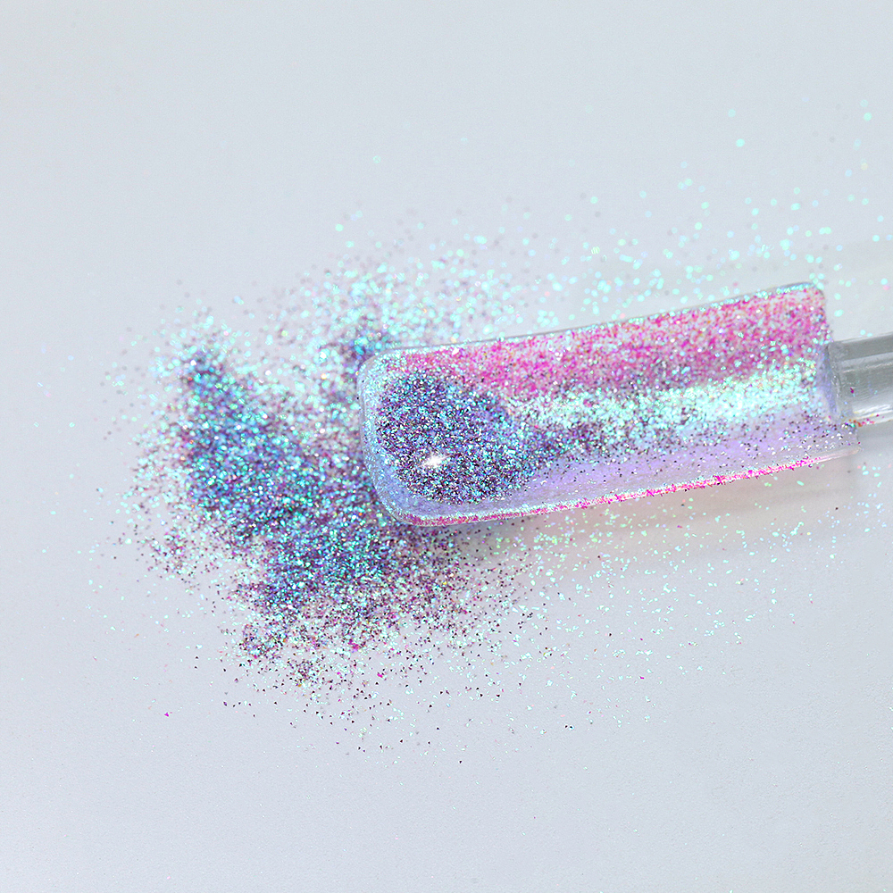 变色龙碎钻美甲原料拍摄