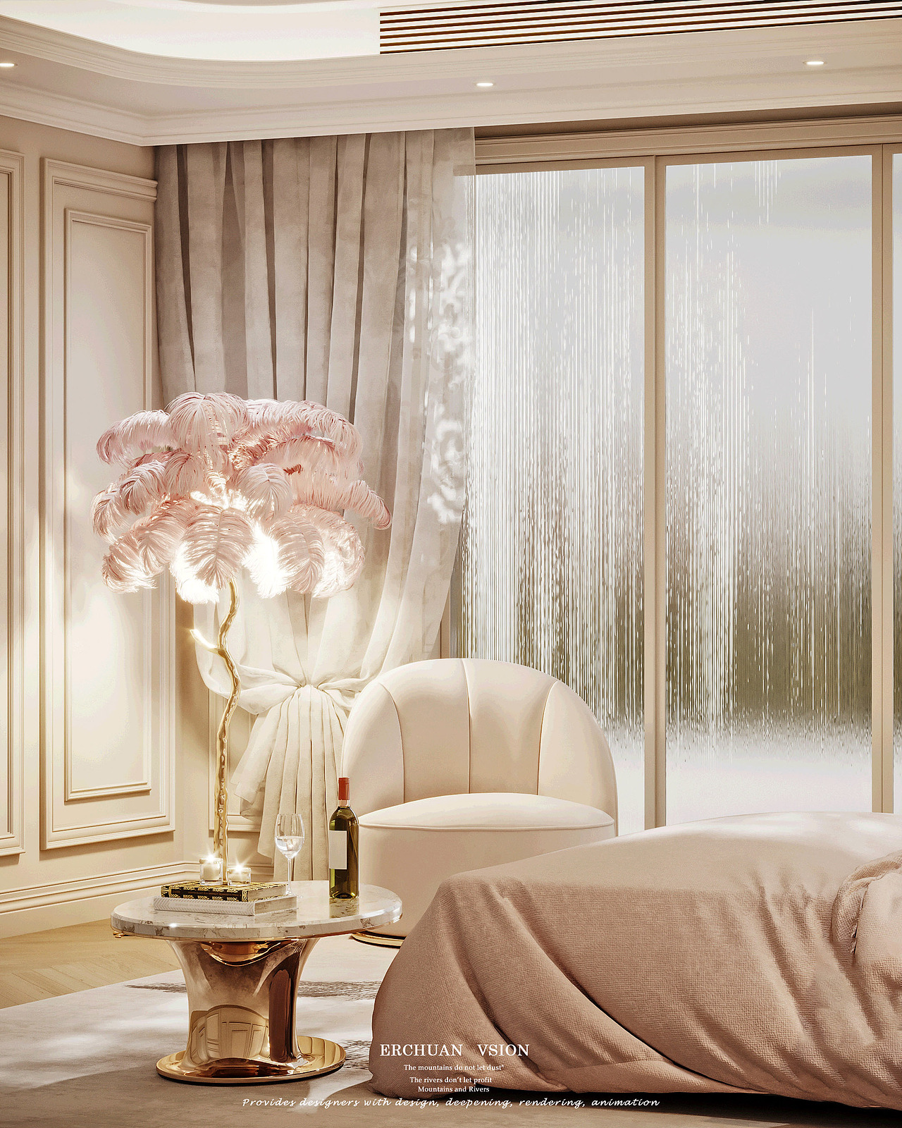 而川视觉 丨 法式别墅—赋予生活极致的奢华浪漫