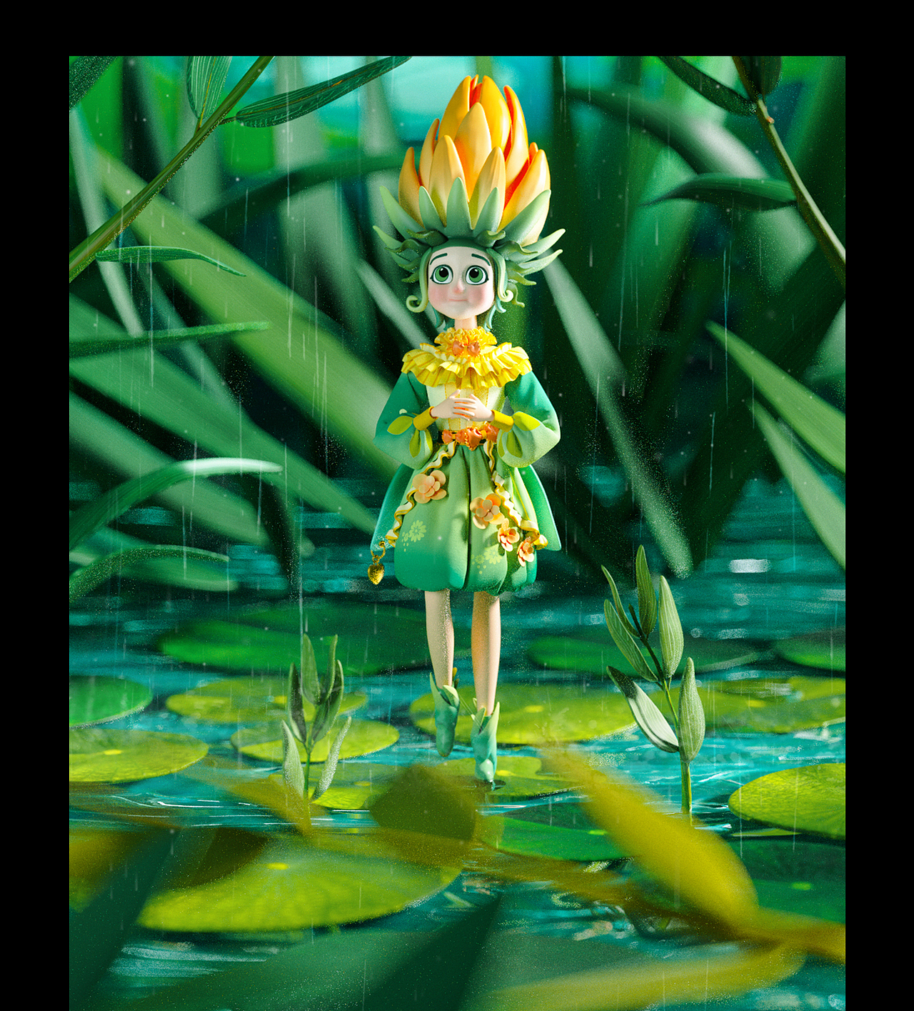 森林漫游丨IP角色场景设计（图ZMzUxMDUyNzY4） - 人物/生物 - 站酷设计师赛亚_wakeup原创素材 - 站酷ZCOOL