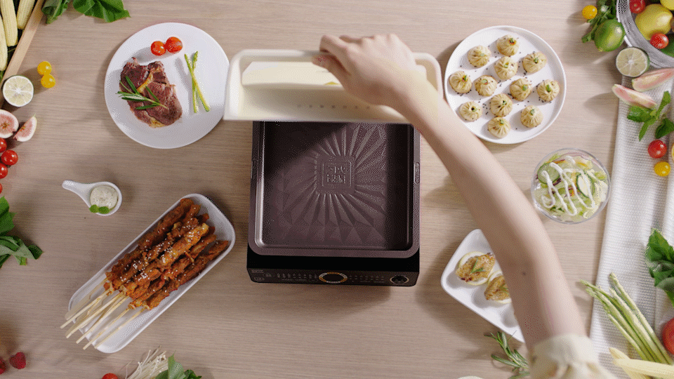 产品小视频丨乐趣⤬美的 "小方" 电饼档