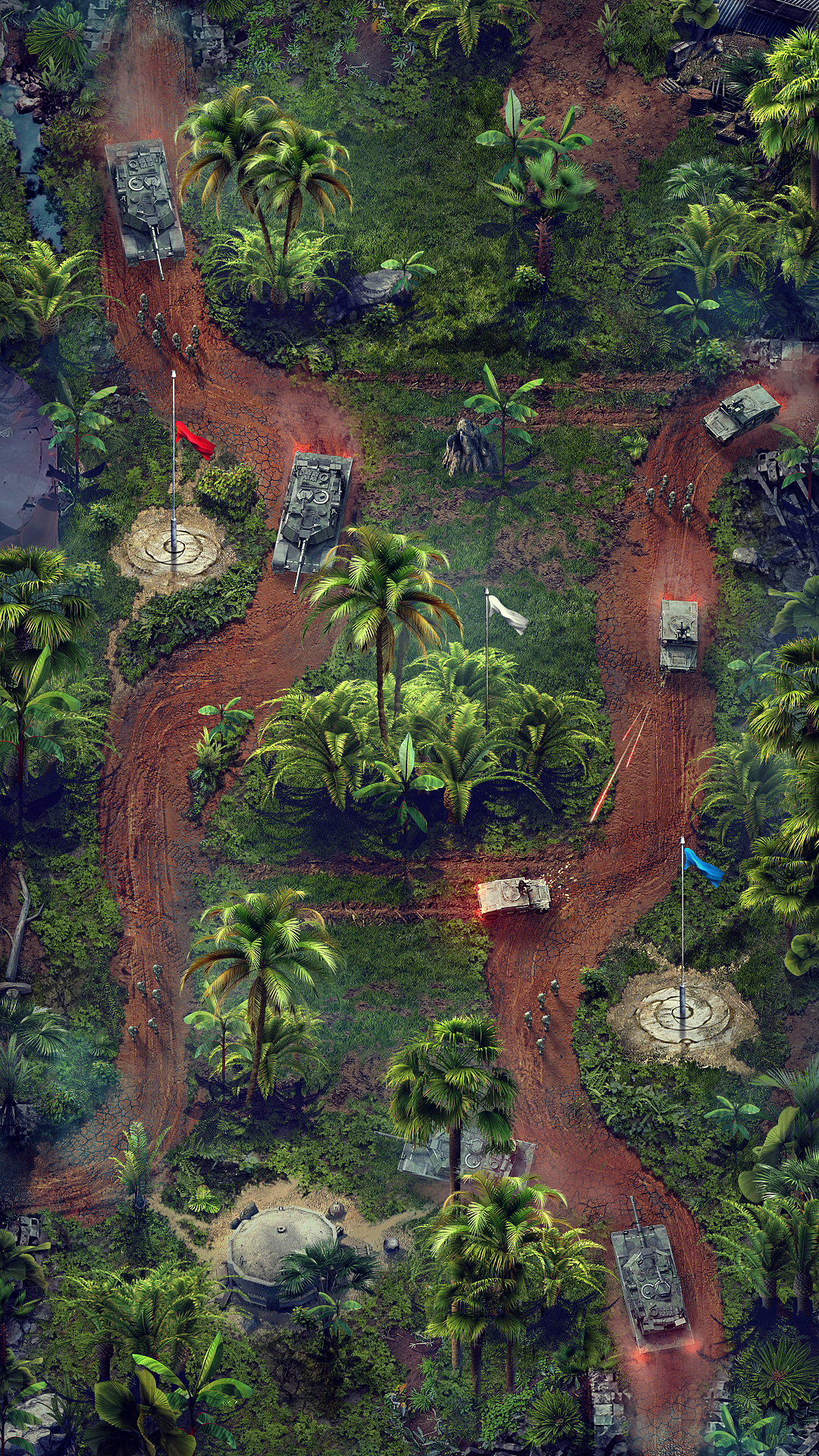 mobile war game concept