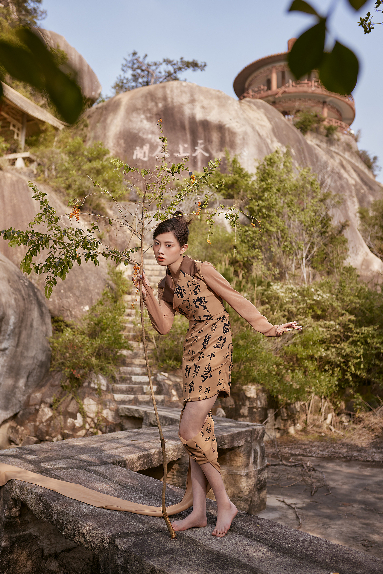 室外新中式人像拍摄