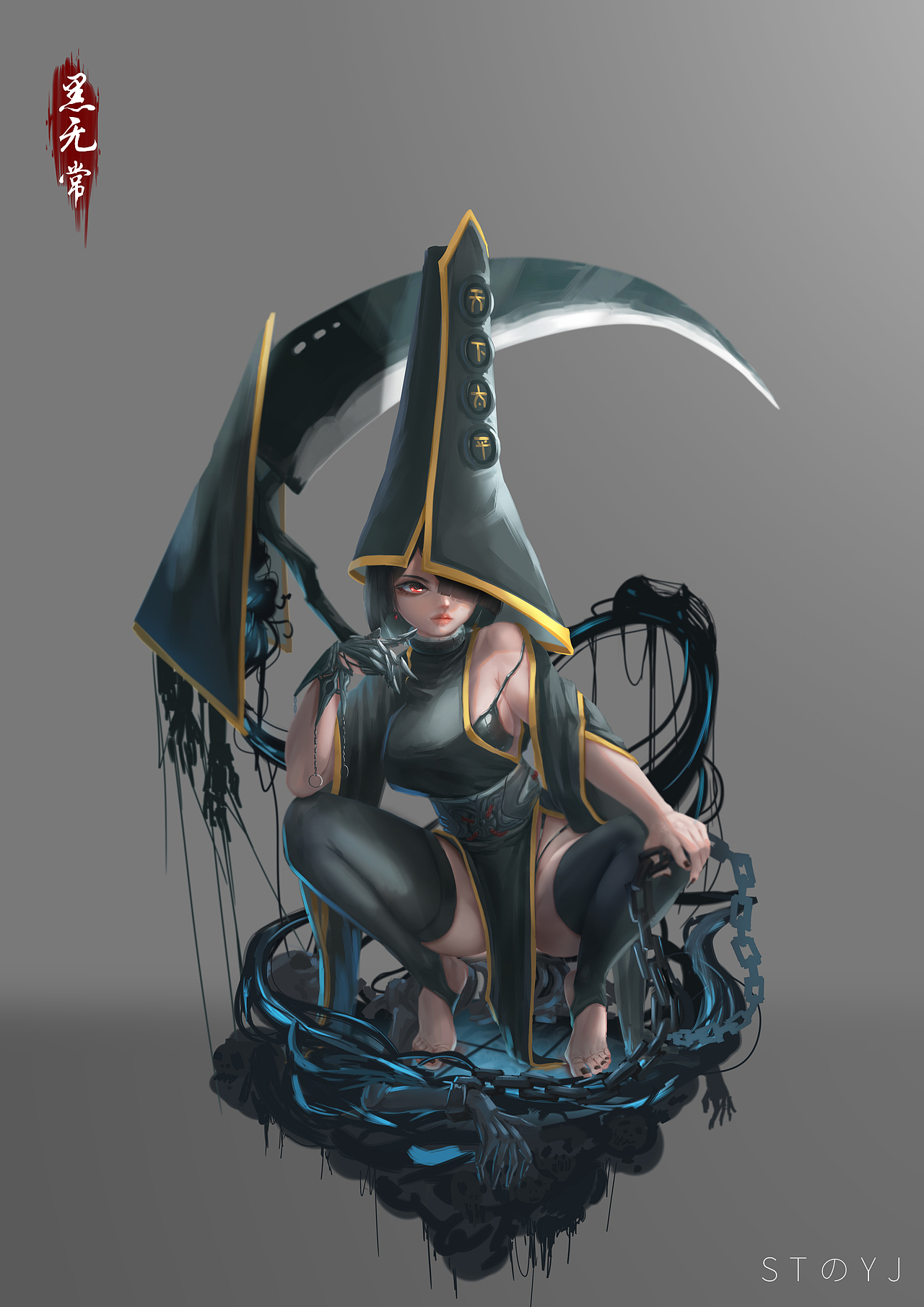 鬼娘（图ZMzA0NDQ4OTEy） - 创作习作 - 站酷设计师桑田妖精原创素材 - 站酷ZCOOL