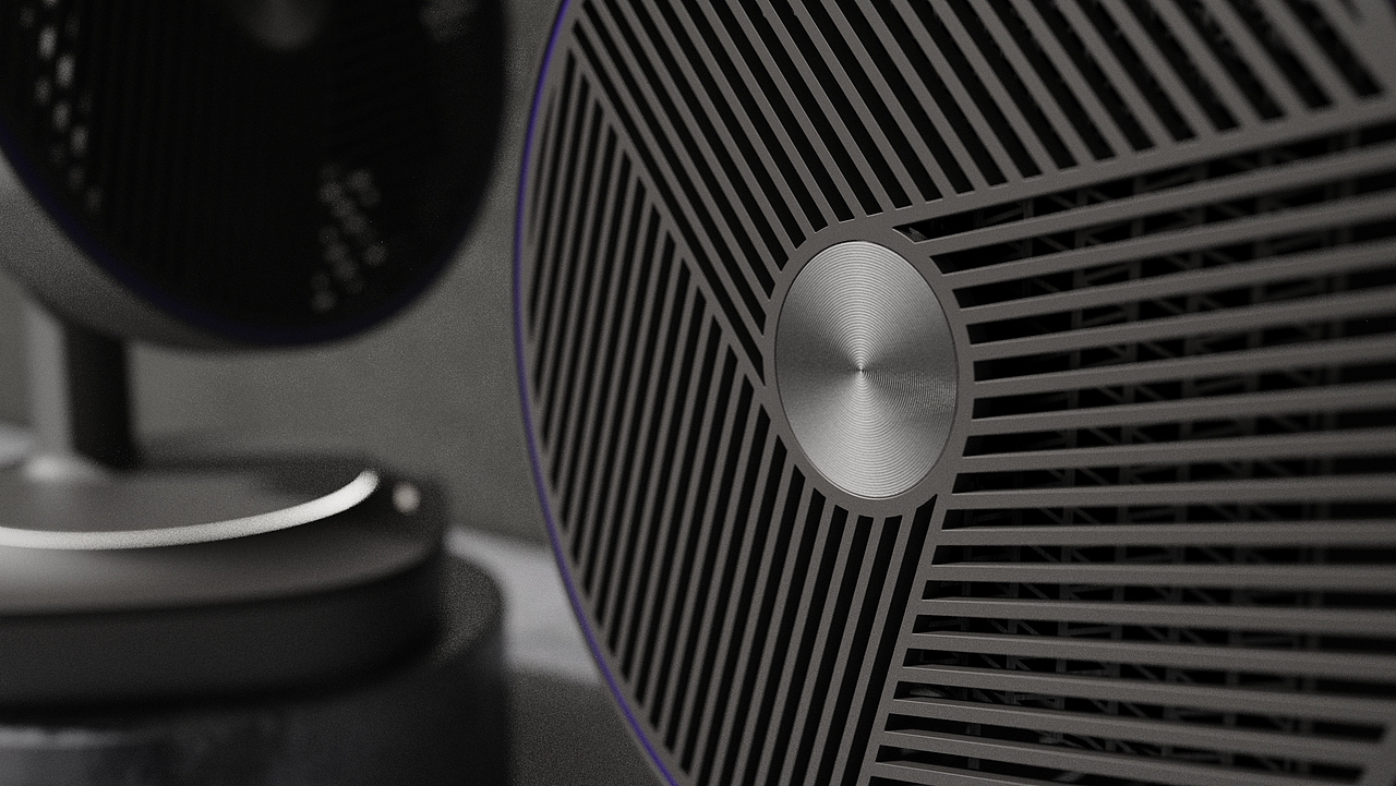 “默”桌面静音风扇